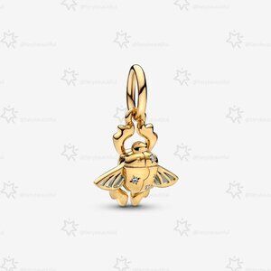 Pandora Disney Aladdin Scarab Beetle Dangle Charm